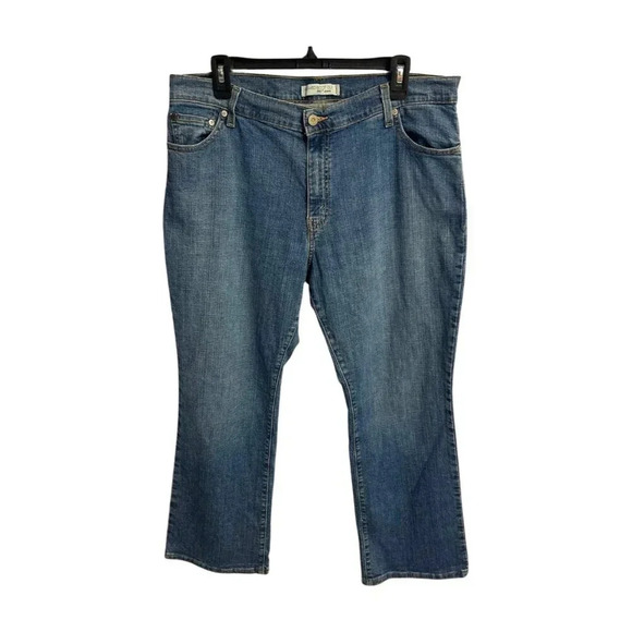LEVIS Relaxed Boot Cut 550 Jeans Womens 16 Short - Picture 1 of 16